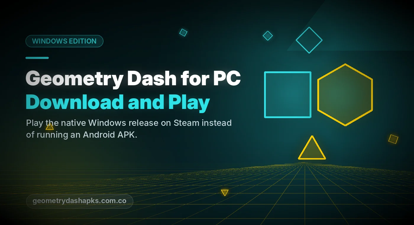 Geometry Dash for PC download and play on Windows
