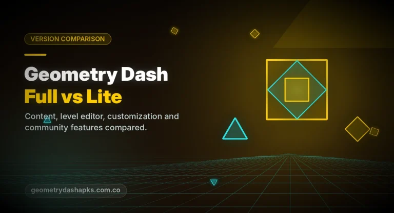 Geometry Dash full version vs Lite comparison